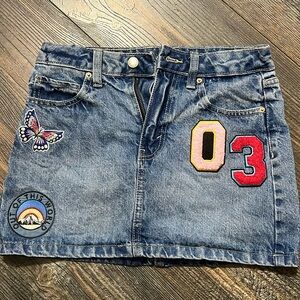 Wild Fabe (Target) mini denim skirt